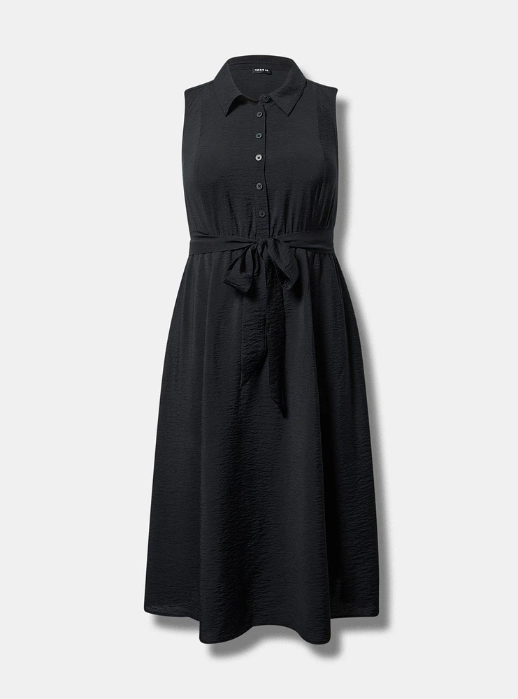 Collared Midi Shirt Dress