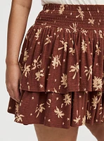 Smocked Tiered Skort