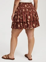Smocked Tiered Skort