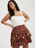 Smocked Tiered Skort