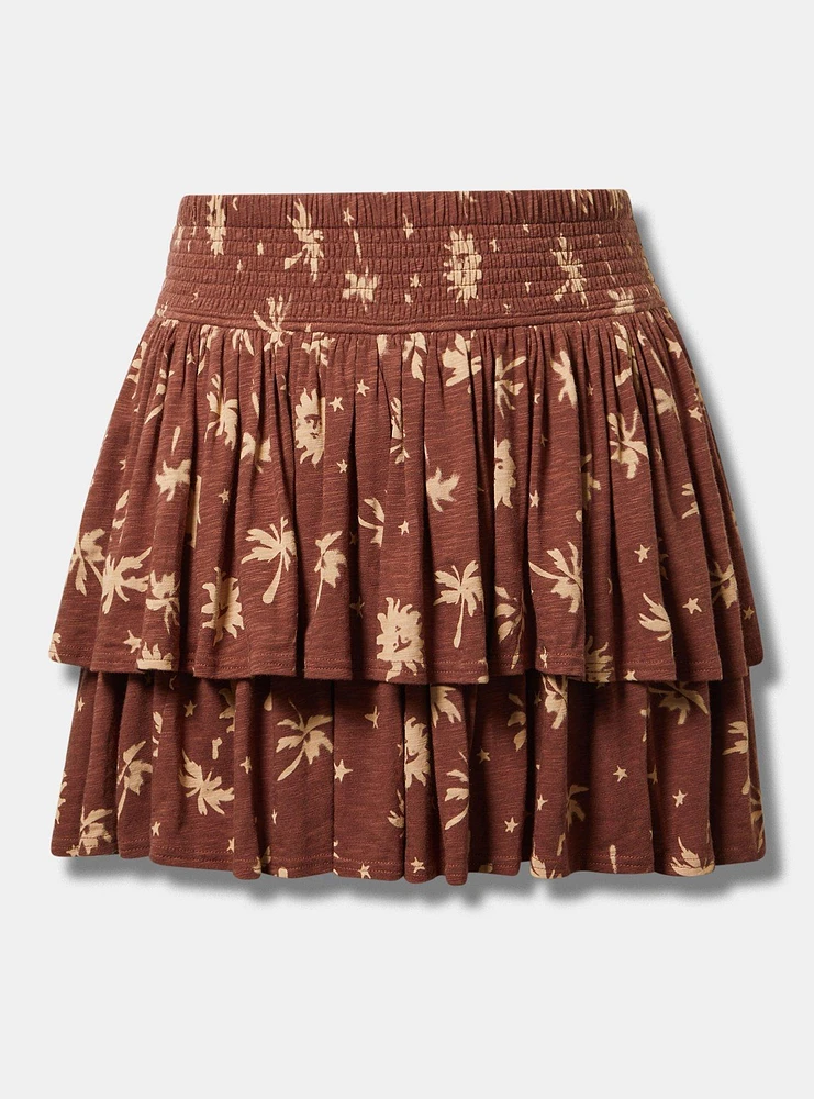 Smocked Tiered Skort
