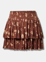 Smocked Tiered Skort