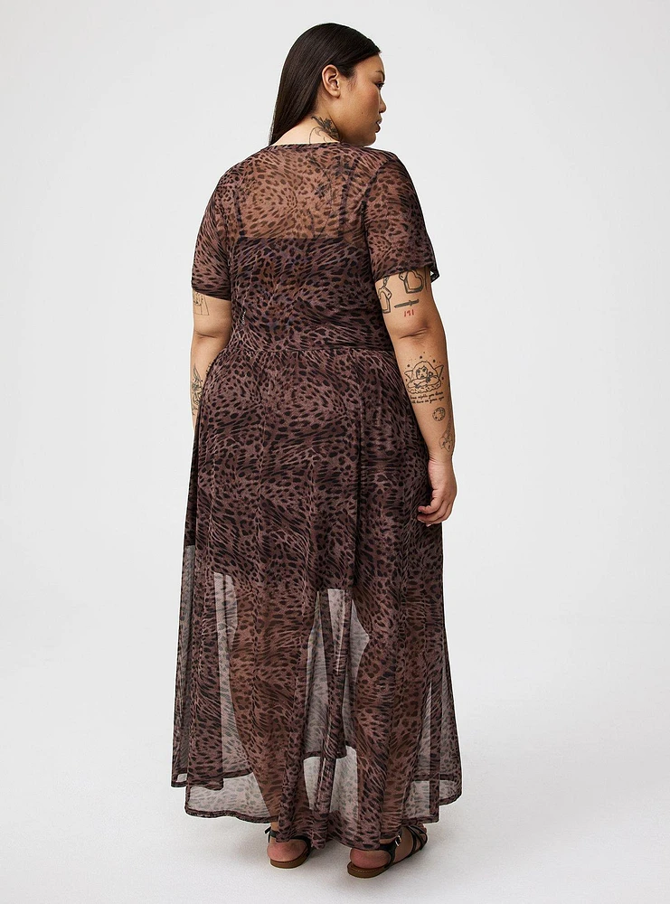 Relaxed Tea Length T-Shirt Dress