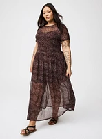 Relaxed Tea Length T-Shirt Dress