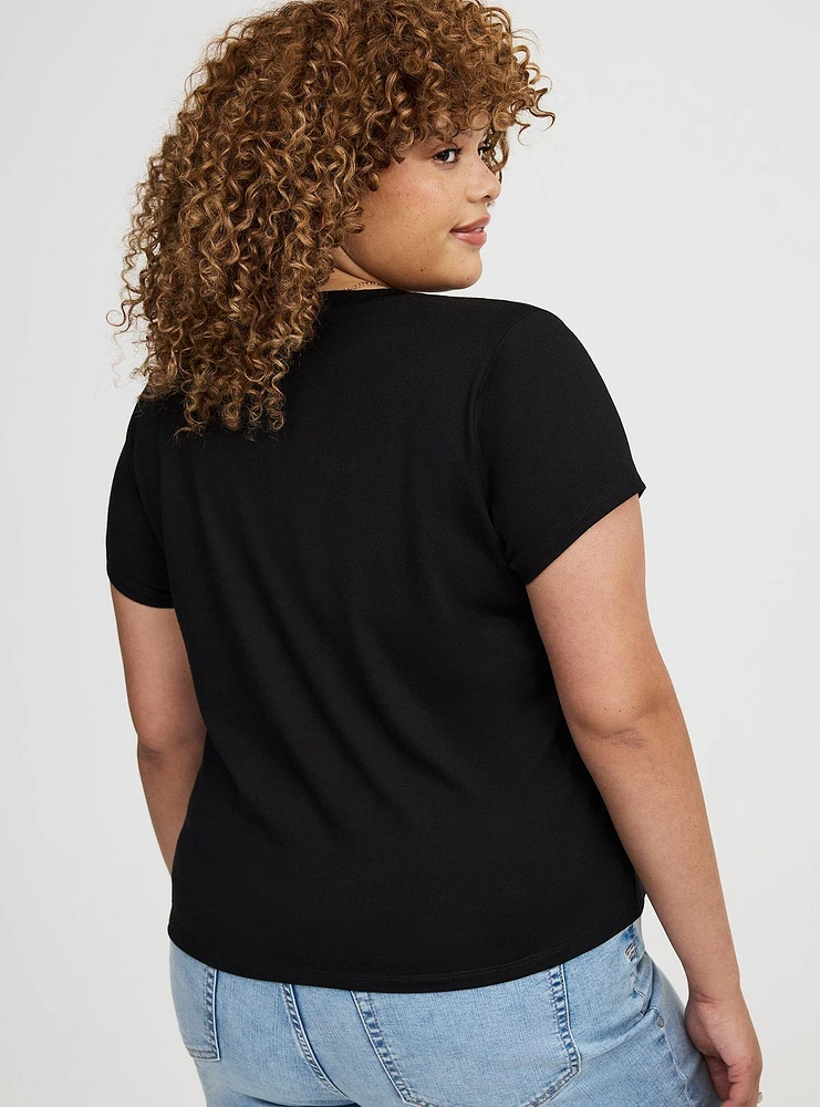 Crew Neck Boxy Tee