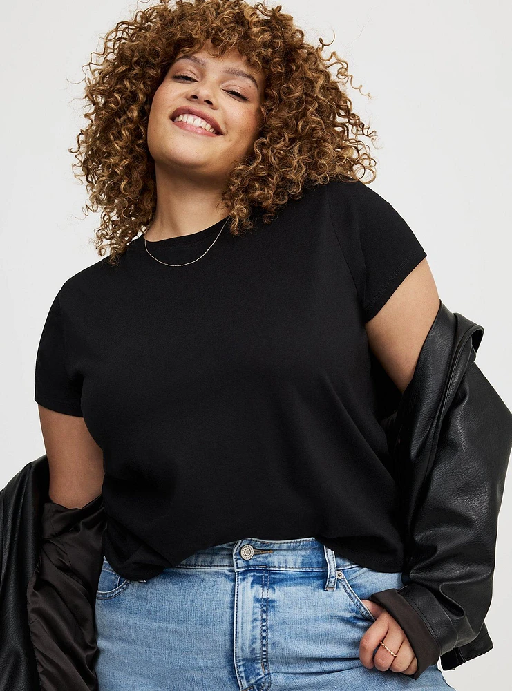 Crew Neck Boxy Tee