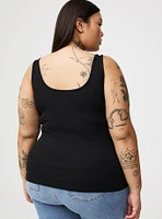 Double Rib Square Neck Tank