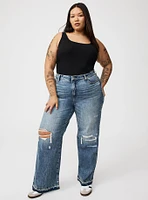 Double Rib Square Neck Tank