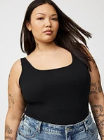Double Rib Square Neck Tank