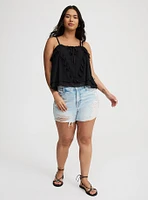 Mesh Crop Tank