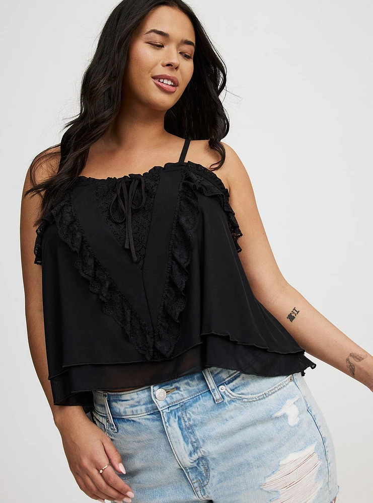 Mesh Crop Tank