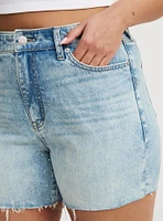 5'' High-Rise Rhinestone Short