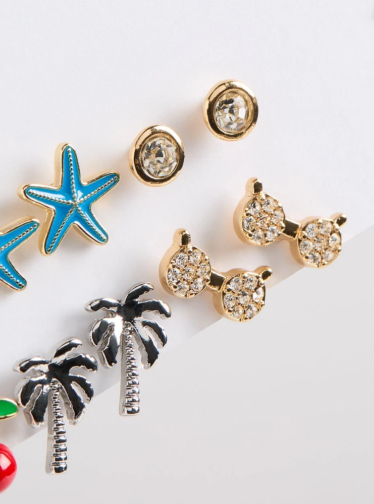 Beach Life Stud Earring Set