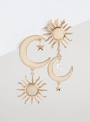 Sun & Moon Statement Earring