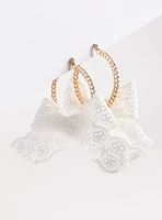 Bow Hoop Earring