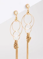 Multi Hoop Fringe Earrings