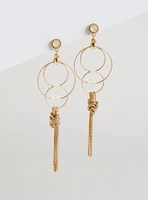 Multi Hoop Fringe Earrings
