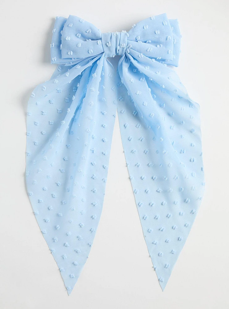 Dot Bow Barrette