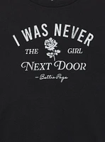Bettie Page Classic Cotton Crew Tee