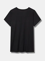 Bettie Page Classic Cotton Crew Tee