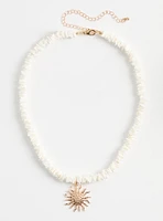 Stone Sun Necklace
