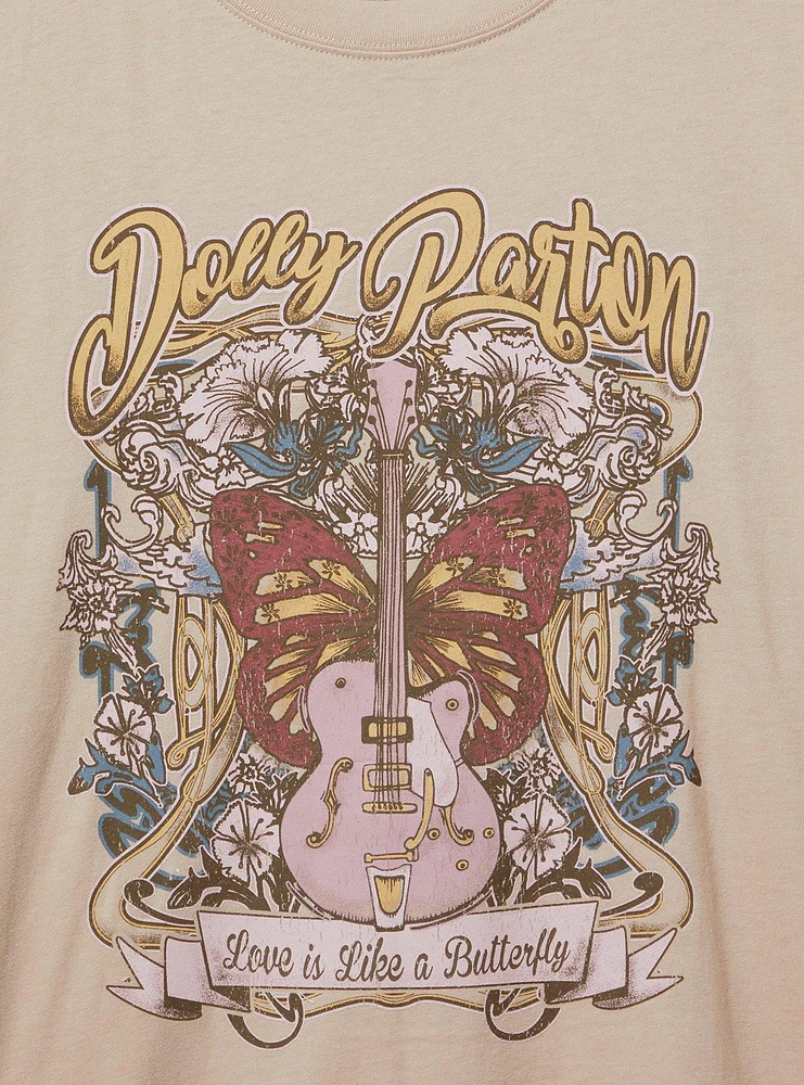 Dolly Parton Relaxed Cotton Crew Tee