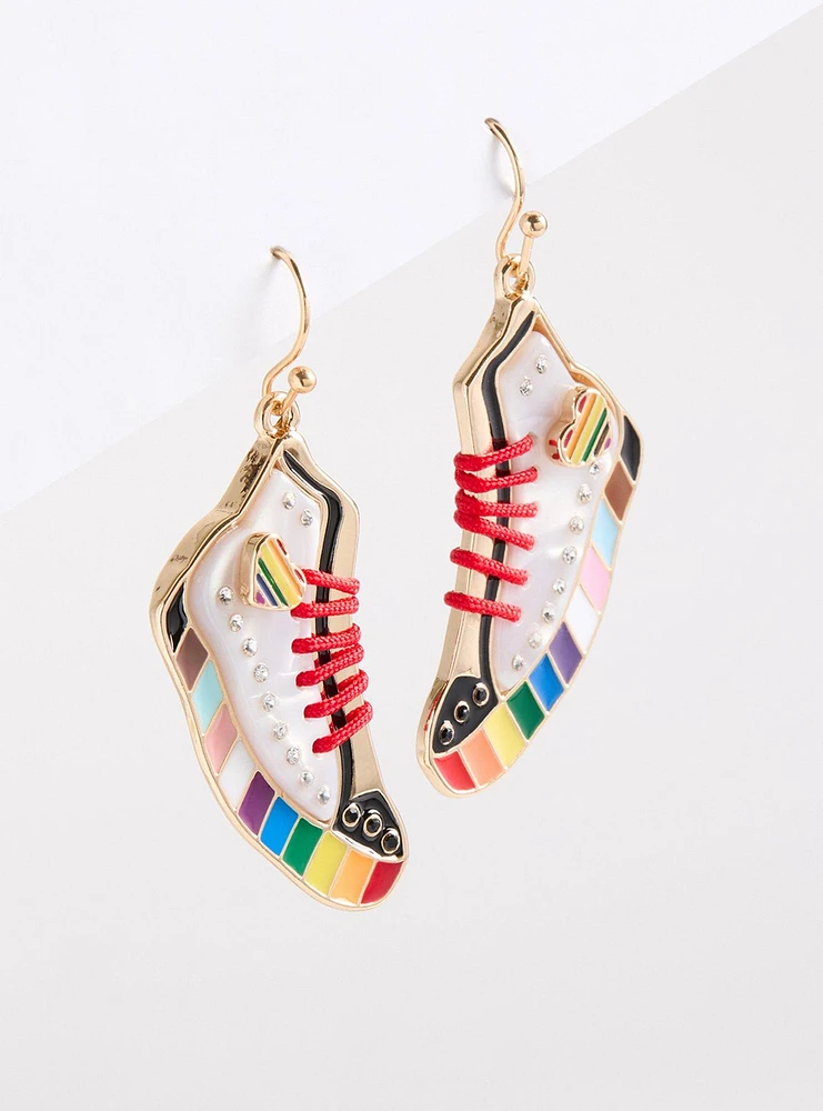 Pride Sneaker Statement Earring