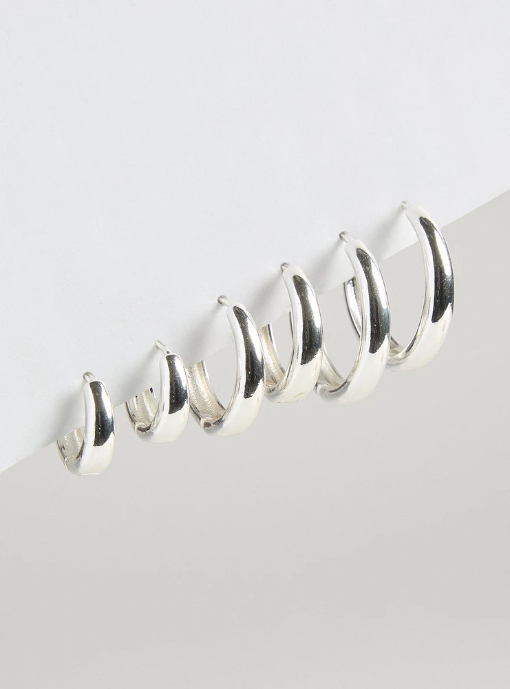 Everyday Hoop Earring Set