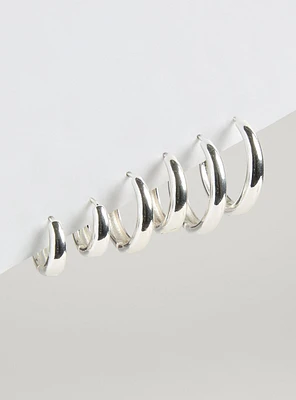 Everyday Hoop Earring Set