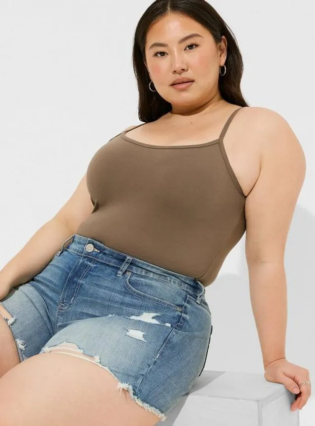 TORRID Foxy V-Neck Tank Bodysuit