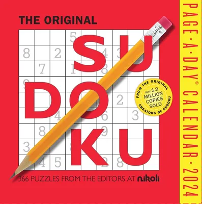 Original Sudoku Page-A-Day Calendar 2024 - 366 Puzzles From the Editors at Nikoli