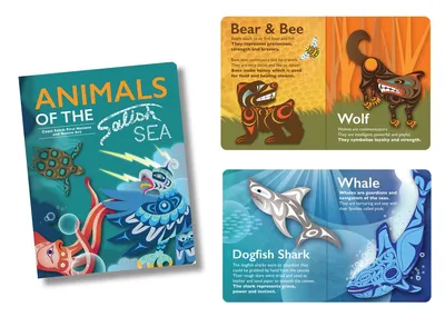 Board Book - Animals of the Salish Sea - Coast Salish First Nations and Native Art