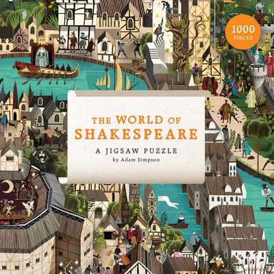The World of Shakespeare 1000 Piece Puzzle - 1000 Piece Jigsaw Puzzle