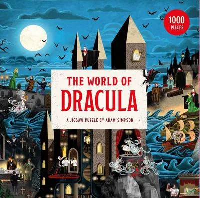 The World of Dracula 1000 Piece Puzzle - A Jigsaw Puzzle by Adam Simpson