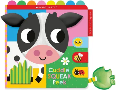Cuddle Squeak Peek Cloth Book - Scholastic Early Learners (Touch and Explore)