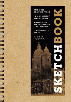 Sketchbook (Basic Small Spiral Kraft) - 