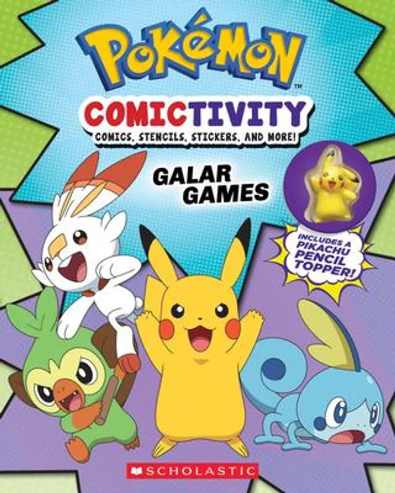 Pokémon Comictivity - Galar Games: Activity book with comics, stencils, stickers, and more!