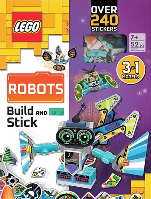 LEGO® Books. Build and Stick - Robots