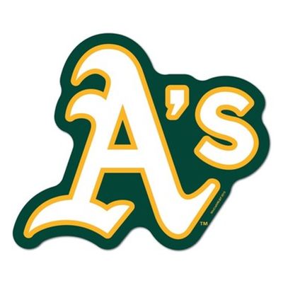 OAKLAND ATHLETICS MLB 5"X7" LOGO ON THE GOGO CAR GRILLE DECORATION