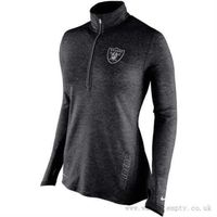 NFL Oakland Raiders Women's Black Nike Stadium 1/2 Zip Performance Jacket