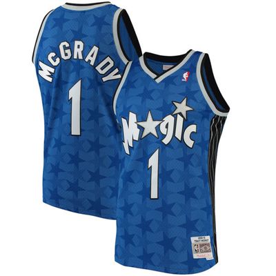 Men's Orlando Magic Tracy McGrady Mitchell & Ness Blue 2001-02 Hardwood Classics Swingman Jersey