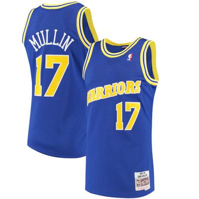 Men's Golden State Warriors Chris Mullin Mitchell & Ness Royal 1993-94 Hardwood Classics Swingman Jersey