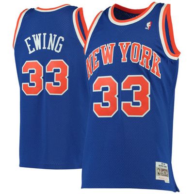 Lids Latrell Sprewell New York Knicks Mitchell & Ness Hardwood Classics  1998-99 Split Swingman Jersey - Blue/Orange