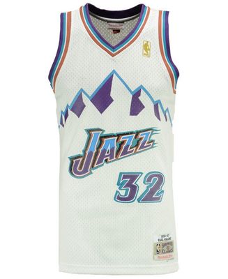 Men's Karl Malone Utah Jazz Hardwood Classic Swingman Jersey 1996-97