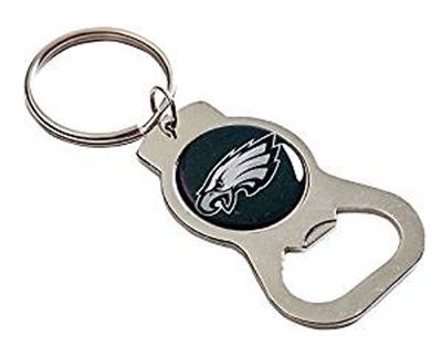 Philadelphia Eagles Official NFL 3.75 inch x 1.5 inch Bottle Opener Key Ring