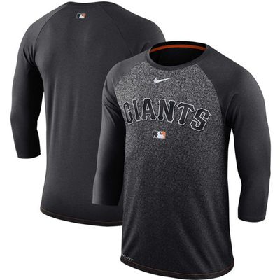 San Francisco Giants Nike Youth Authentic Collection Legend Performance  Long Sleeve T-Shirt - Black