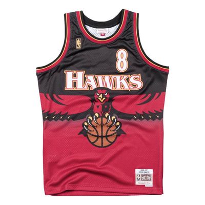 Steve Smith 1996-97 Atlanta Hawks Road Swingman Jersey