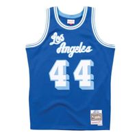 Men's Los Angeles Lakers Jerry West Mitchell & Ness Blue Hardwood Classics 1960-61 Swingman Jersey