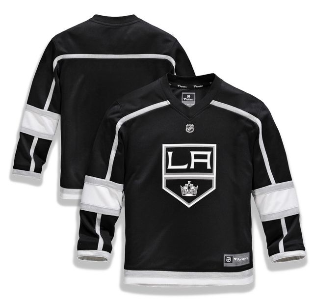 Lids Los Angeles Kings Infant Team Home Replica Custom Jersey - Black