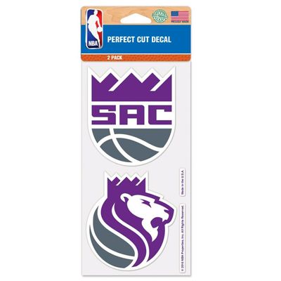 Sacramento Kings Perfect Cut Decal Set Of 2